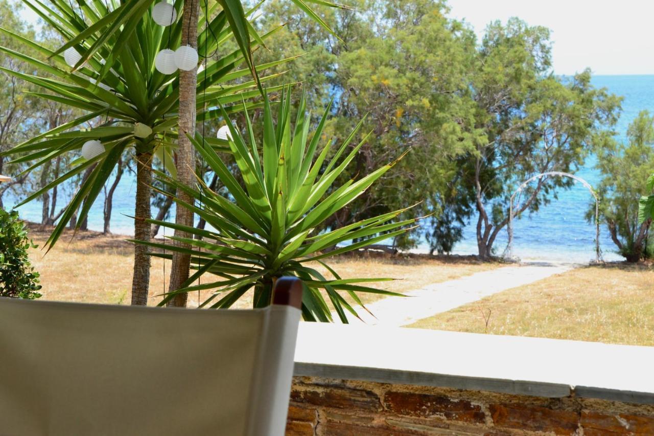 Beach House Set In A Beautiful Bay كاريستوس المظهر الخارجي الصورة
