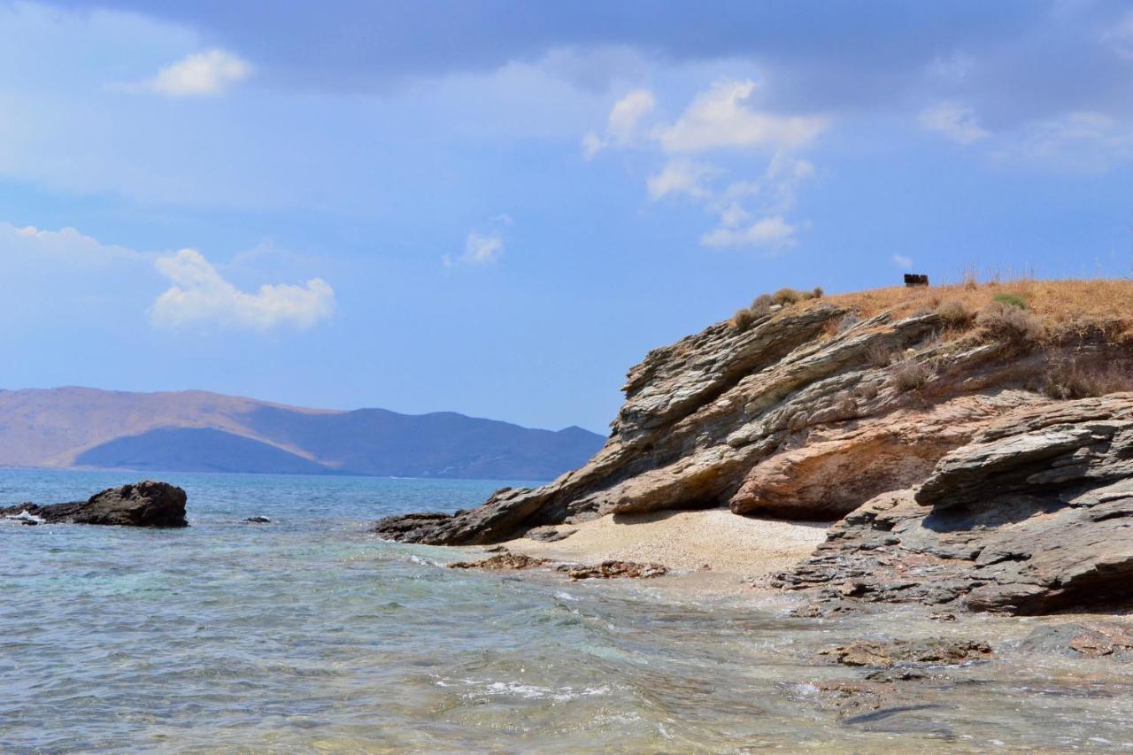 Beach House Set In A Beautiful Bay كاريستوس المظهر الخارجي الصورة