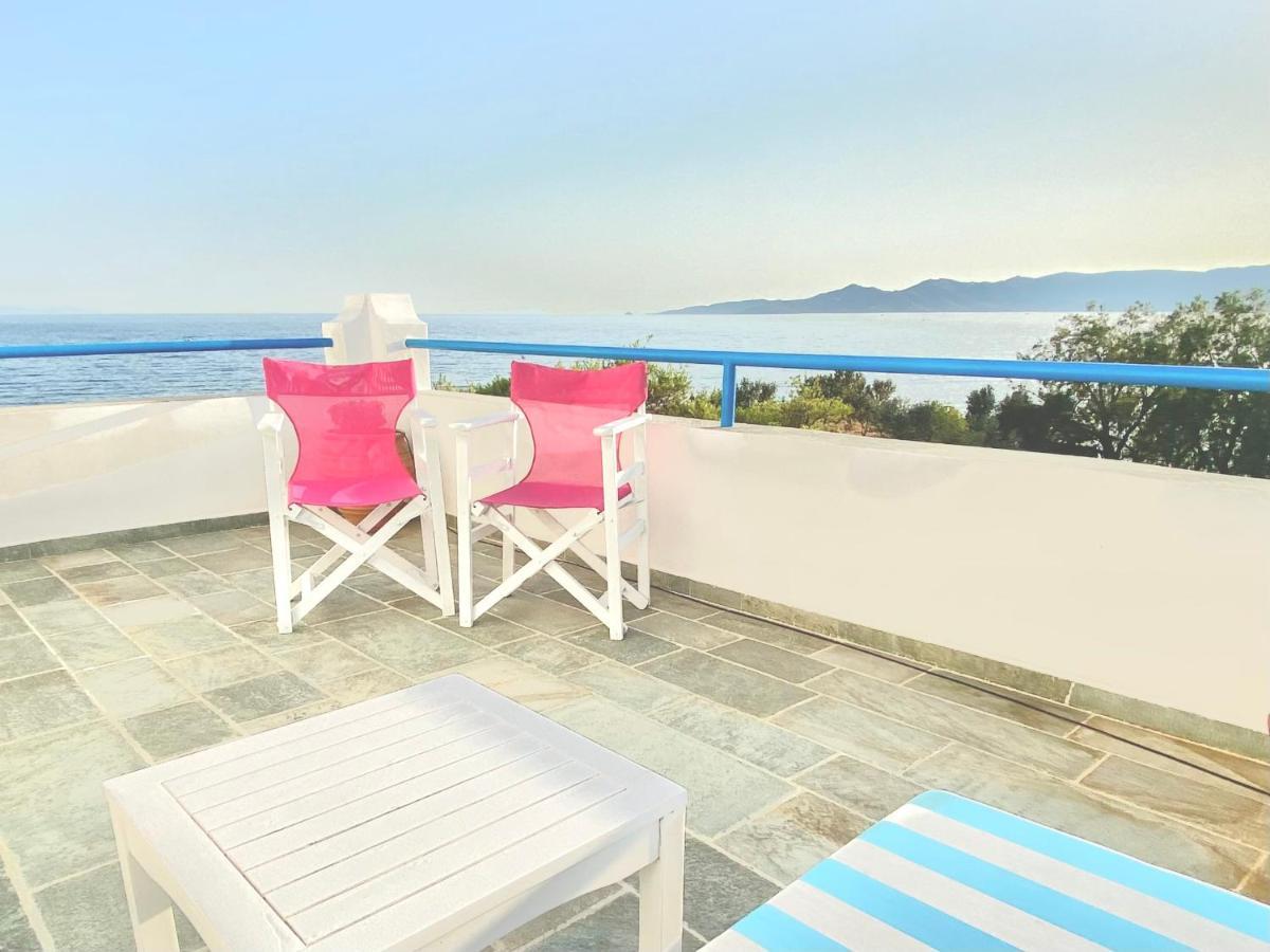 Beach House Set In A Beautiful Bay كاريستوس المظهر الخارجي الصورة